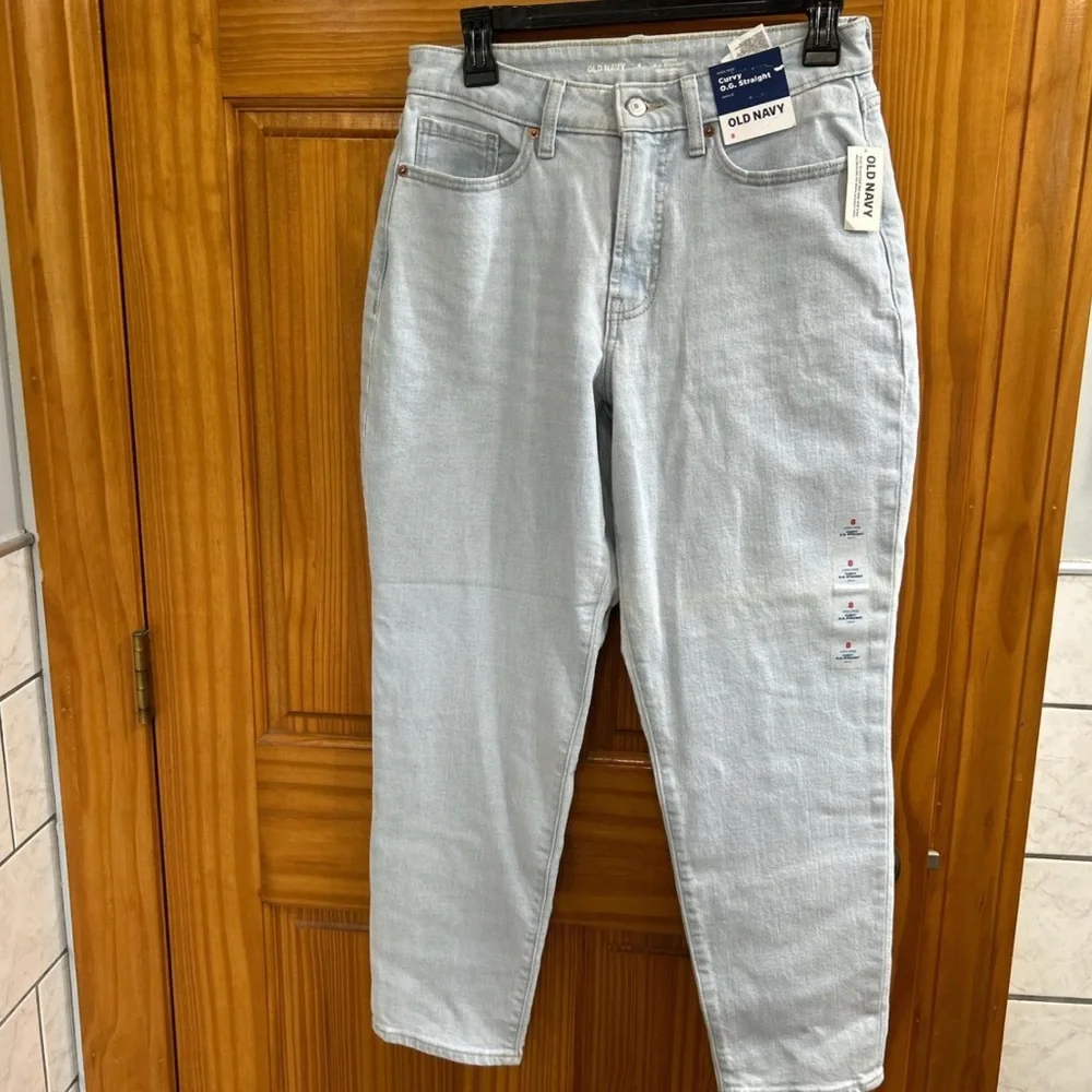 NWT Old Navy Light Blue Jeans OG curvy - Picture 1 of 4